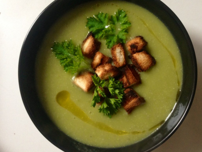 Recipe Cauliflower Leaf Soup - FRIJE