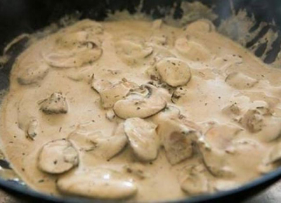 Recipe Filet mignon with Boursin cheese and mushrooms - FRIJE