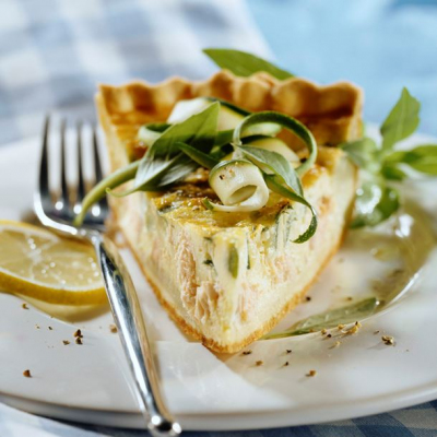 Recipe Salmon and Zucchini Tart - FRIJE