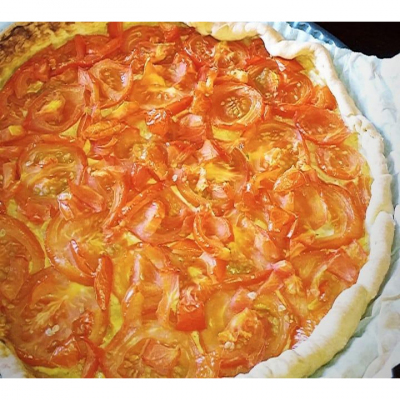Recipe Tomato/Mustard/Tuna/Mozzarella Tart - FRIJE