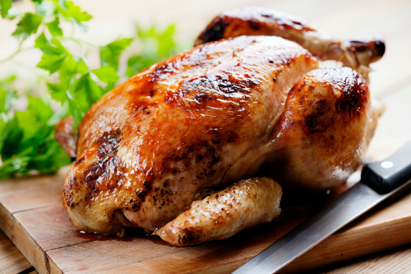Roasted chicken without rotisserie-image