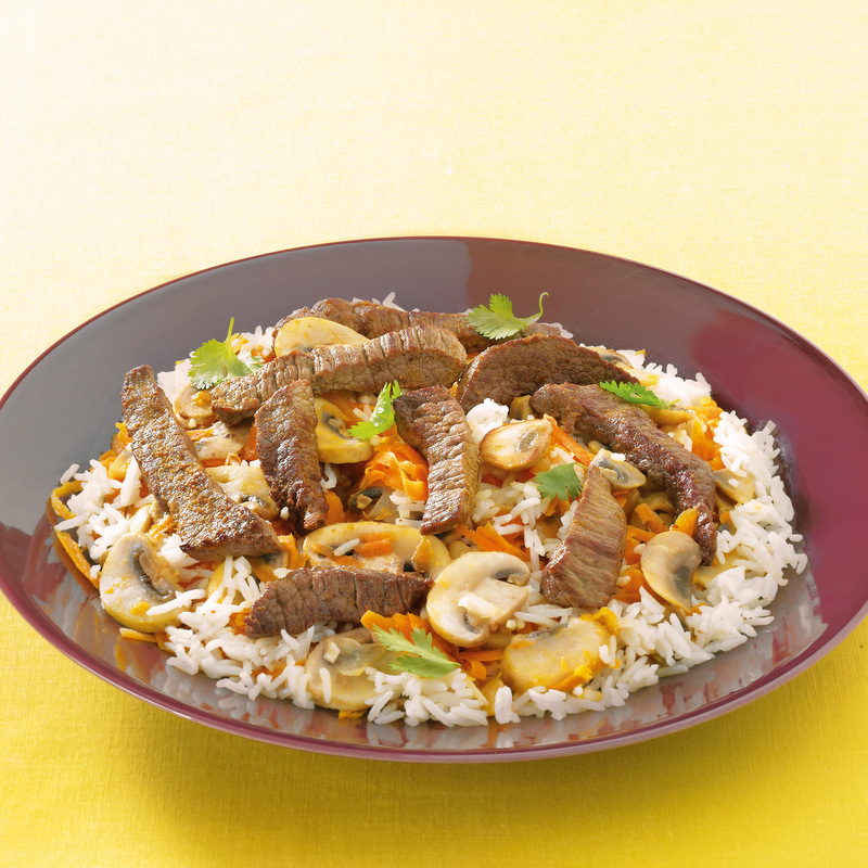 Recipe Beef Stir Fry With Rice And Carrots Frije
