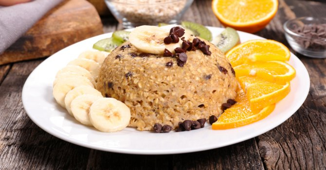 Recipe Oatmeal Banana And Chocolate Chip Bowl Cake Frije