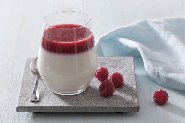 Recipe Panna Cotta With Raspberry Frije