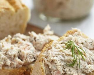 Recipe TUNA RILLETTES WITH PETIT SUISSE CHEESE AND DILL - FRIJE