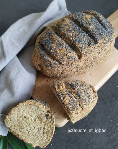 Recipe SOFT BREAD without a mixer, no resting time, sugar-free and low glycemic index - FRIJE