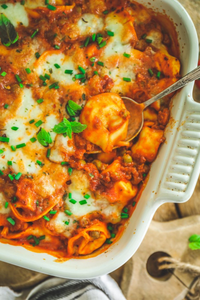 Recipe BOLOGNAISE TORTELLINI GRATIN - FRIJE