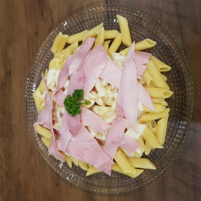 Recipe Penne with Ham in Beaufort Cream Sauce - FRIJE
