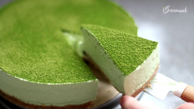 Recipe Matcha Green Tea Cheesecake - FRIJE