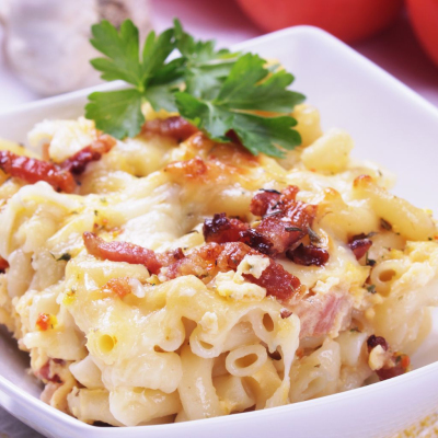 Recipe BACON MACARONI AND CHEESE GRATIN - FRIJE