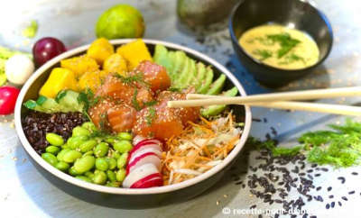 Recipe Salmon Poké Bowl Recipe - FRIJE