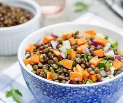Recipe Lentil Salad with Vegetables - FRIJE