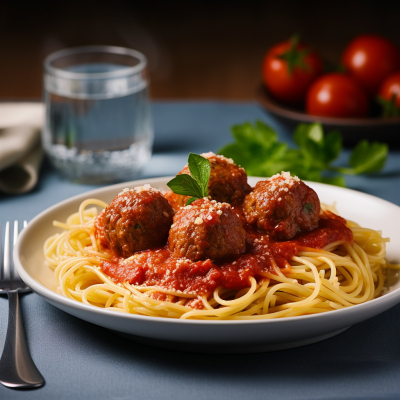 Recipe Spaghetti with tender beef meatballs - FRIJE