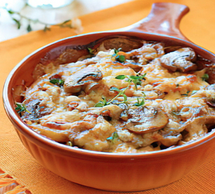 Recipe Potato and mushroom gratin - FRIJE