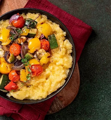 Recipe Vegetable Polenta - FRIJE