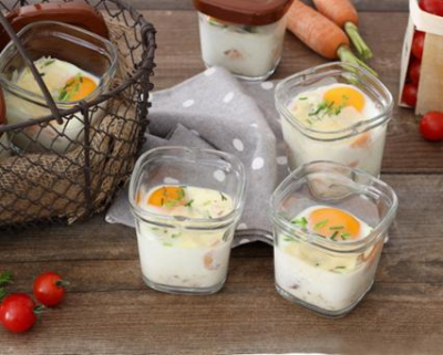 Recipe Salmon baked eggs - FRIJE