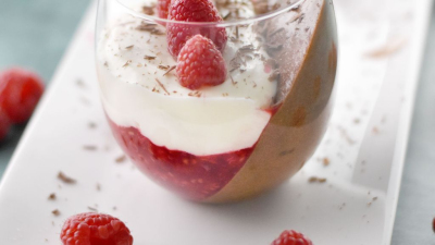 Recipe Two-Chocolate Mousse and Raspberry Verrine - FRIJE