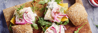 Recipe Fish burger, remoulade sauce - FRIJE