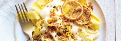 Recipe Creamy Pappardelle with Preserved Lemons - FRIJE