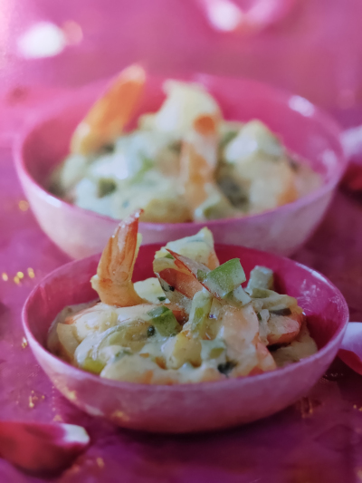 Recipe Shrimp with coconut milk and coriander - FRIJE