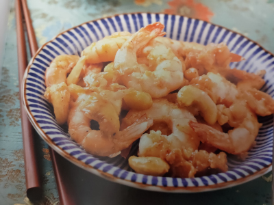 Recipe Sautéed shrimp with cashews - FRIJE