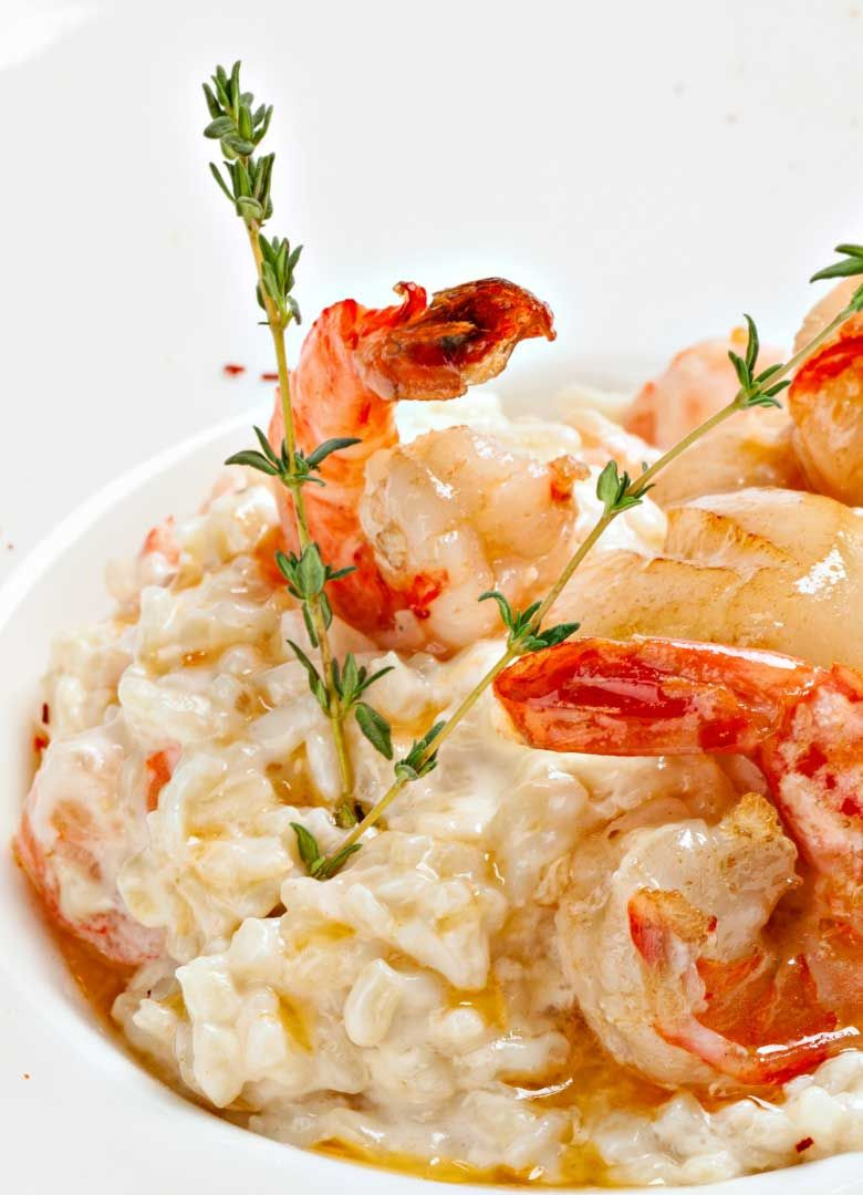 Milk Risotto Recipe Coconut milk risotto with shrimp & lime - FRIJE