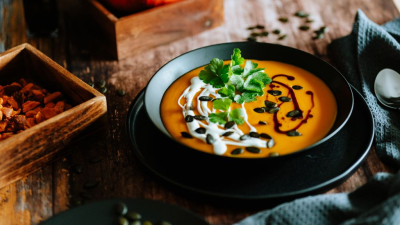 Recipe Creamy pumpkin and potato soup - FRIJE