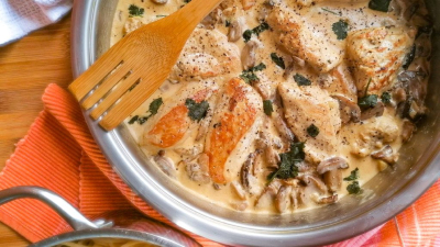 Recipe Normandy-style chicken fillets - FRIJE