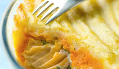 Recipe Fish gratin with carrots and potatoes - FRIJE