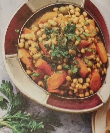 Recipe Carrot, Chickpea, and Green Olive Tagine - FRIJE