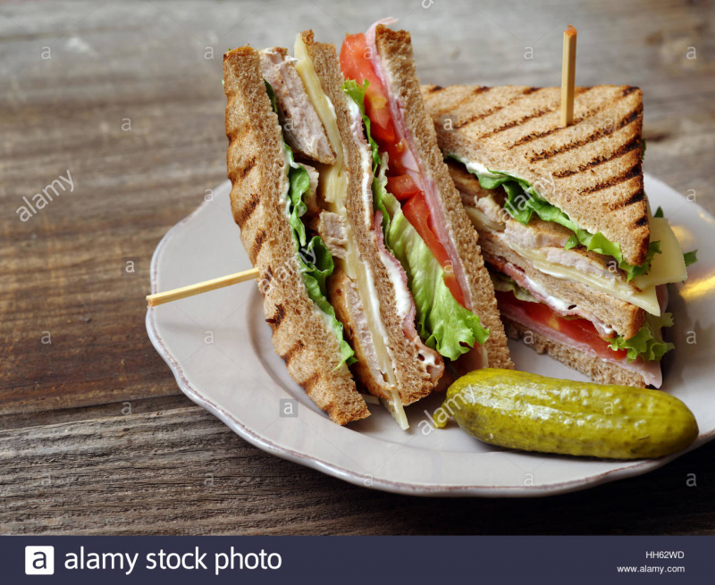 Royal Chicken Club Sandwich