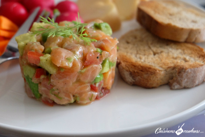 Recipe Salmon Tartare Duo, Avocado Cream, and Horseradish Oil - FRIJE