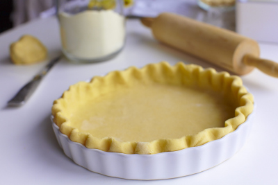 Recipe Pie crust (sweet or savory) - FRIJE